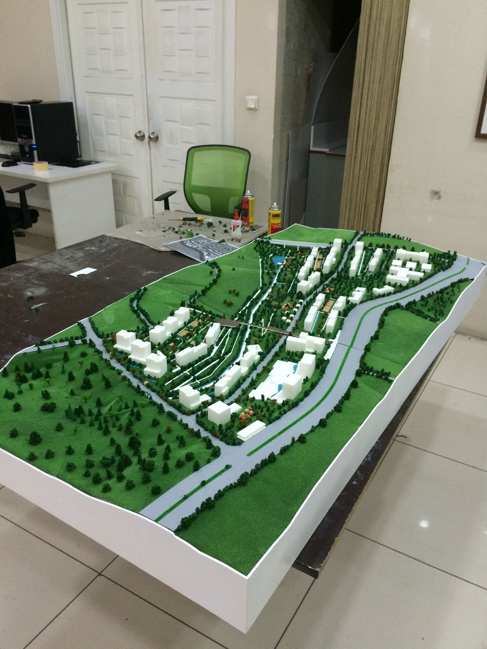 Bitirme Projesi - Modern Villa — Maketcin mimari maket